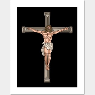 jesus cross Posters and Art